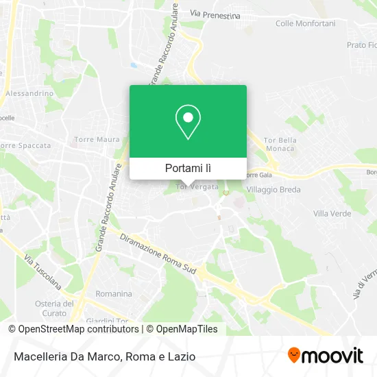 Mappa Macelleria Da Marco
