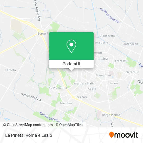 Mappa La Pineta