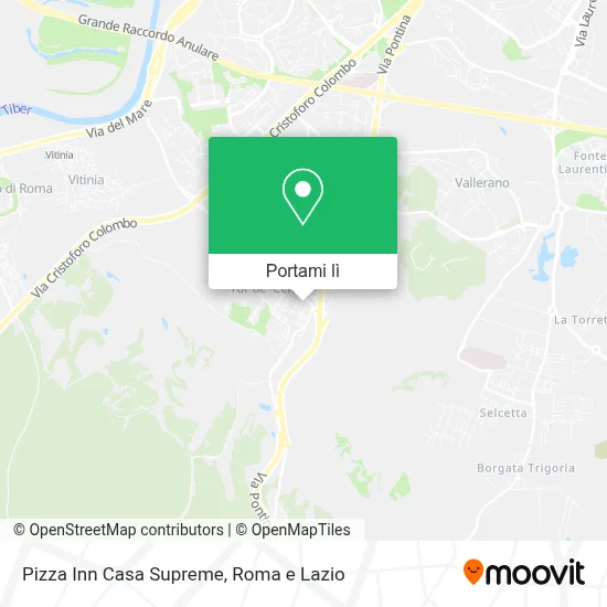 Mappa Pizza Inn Casa Supreme