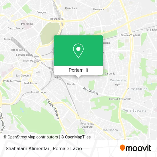 Mappa Shahalam Alimentari