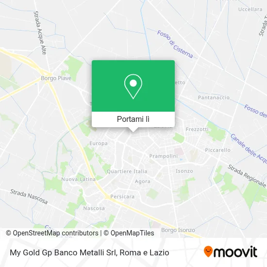 Mappa My Gold Gp Banco Metalli Srl