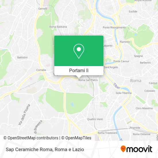 Mappa Sap Ceramiche Roma