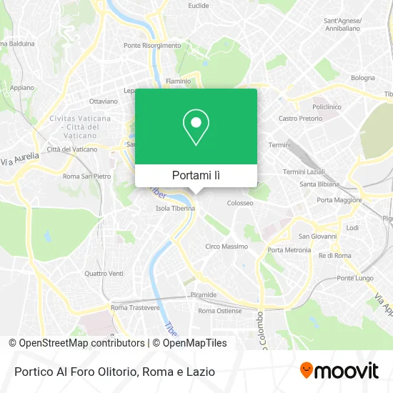 Mappa Portico Al Foro Olitorio