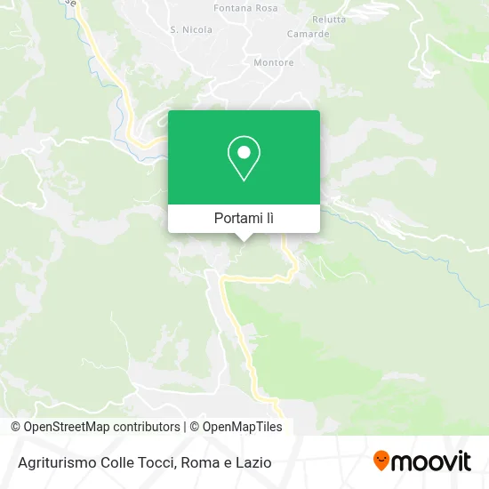 Mappa Agriturismo Colle Tocci