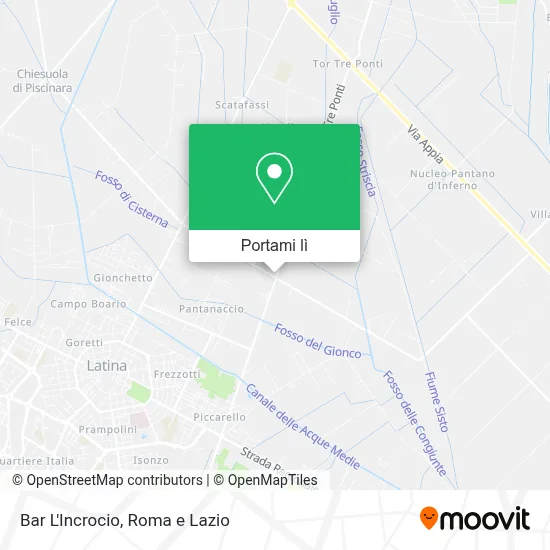 Mappa Bar L'Incrocio