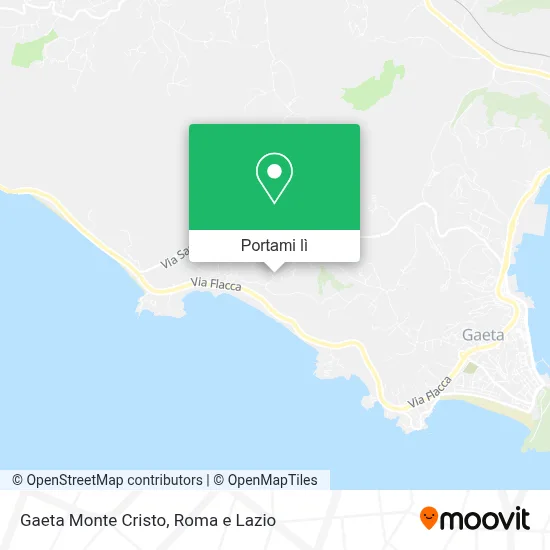 Mappa Gaeta Monte Cristo