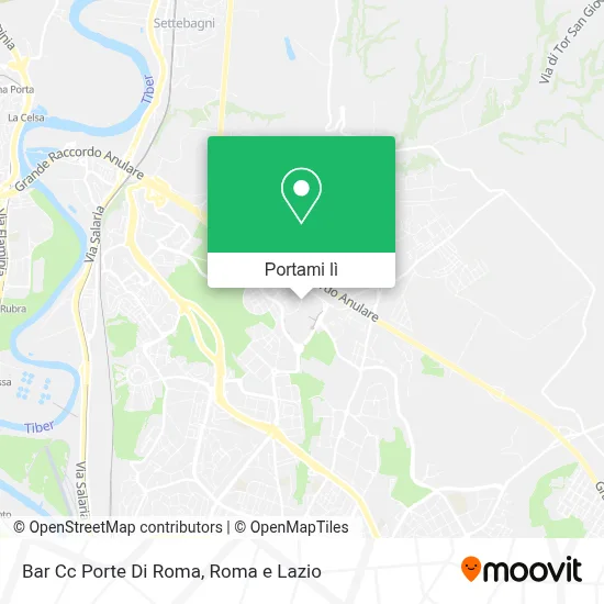 Mappa Bar Cc Porte Di Roma