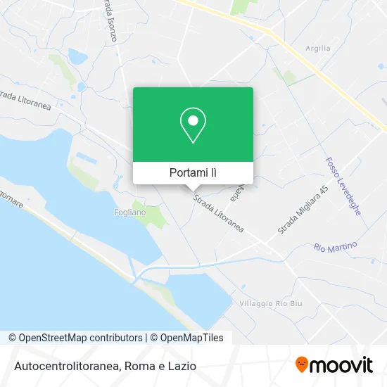 Mappa Autocentrolitoranea