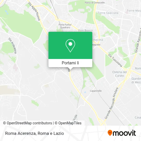Mappa Roma Acerenza