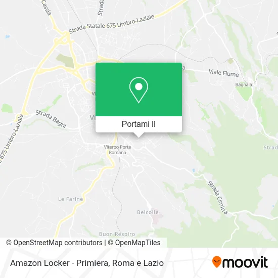 Mappa Amazon Locker - Primiera