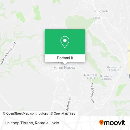 Mappa Unicoop Tirreno