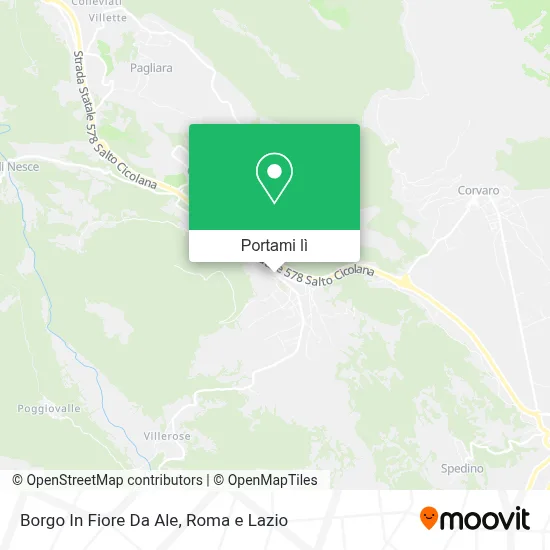 Mappa Borgo In Fiore Da Ale