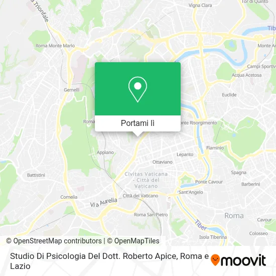 Mappa Studio Di Psicologia Del Dott. Roberto Apice