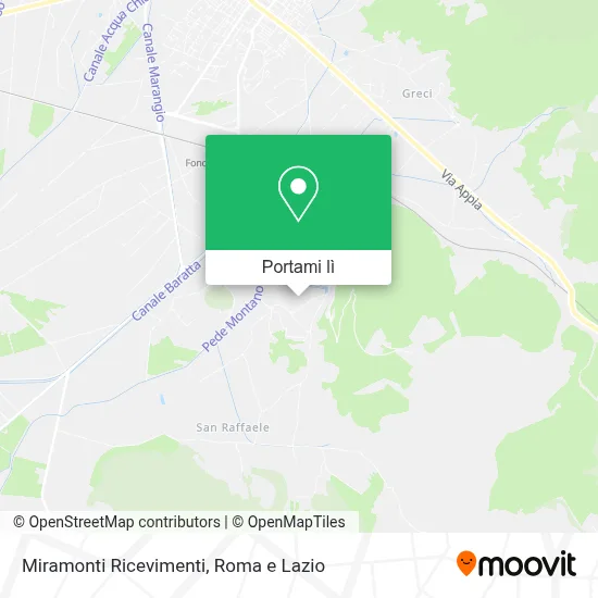 Mappa Miramonti Ricevimenti
