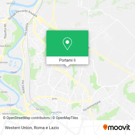 Mappa Western Union