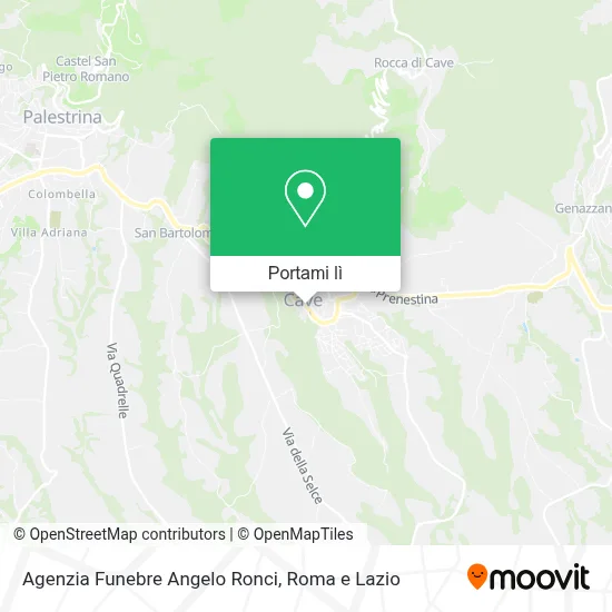 Mappa Agenzia Funebre Angelo Ronci
