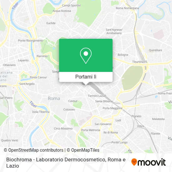 Mappa Biochroma - Laboratorio Dermocosmetico