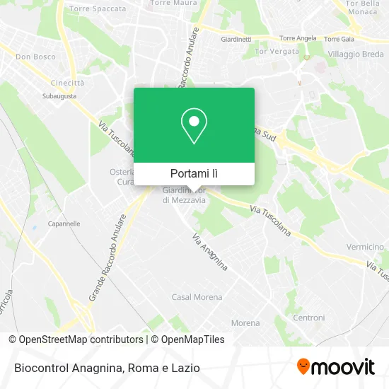 Mappa Biocontrol Anagnina