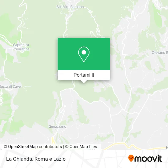 Mappa La Ghianda