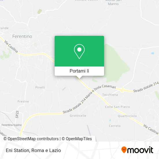 Mappa Eni Station