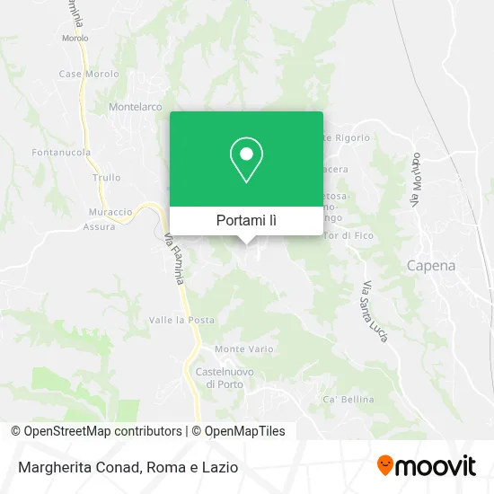 Mappa Margherita Conad