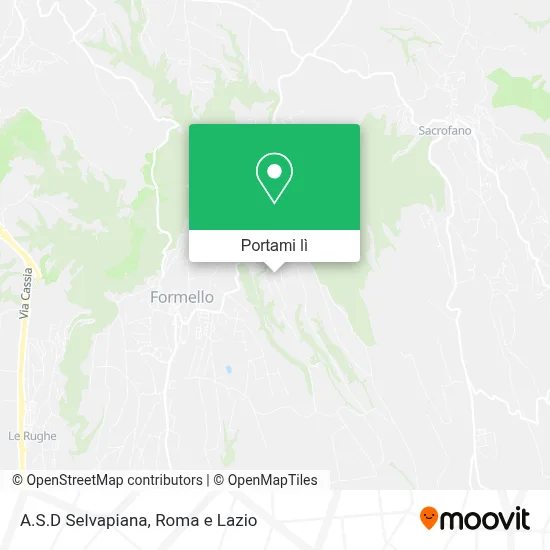 Mappa A.S.D Selvapiana