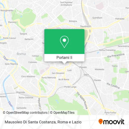 Mappa Mausoleo Di Santa Costanza