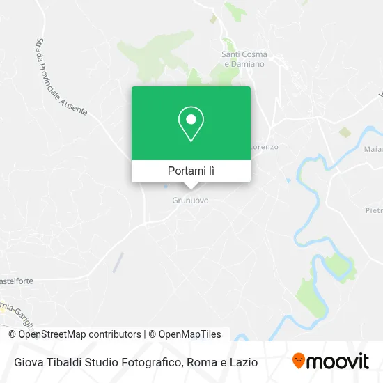 Mappa Giova Tibaldi Studio Fotografico