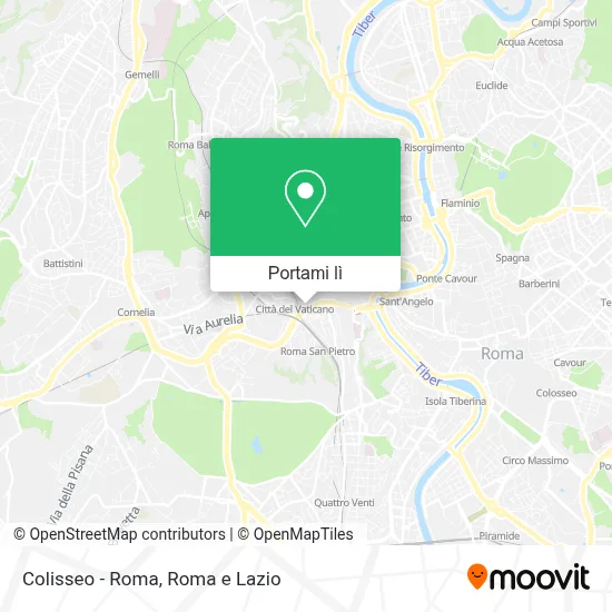 Mappa Colisseo - Roma