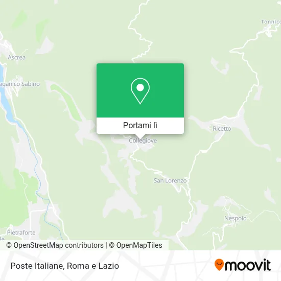 Mappa Poste Italiane