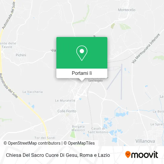 Mappa Chiesa Del Sacro Cuore Di Gesu