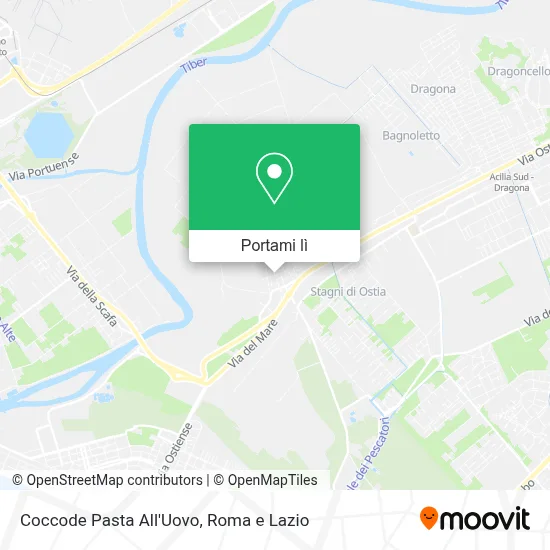 Mappa Coccode Pasta All'Uovo