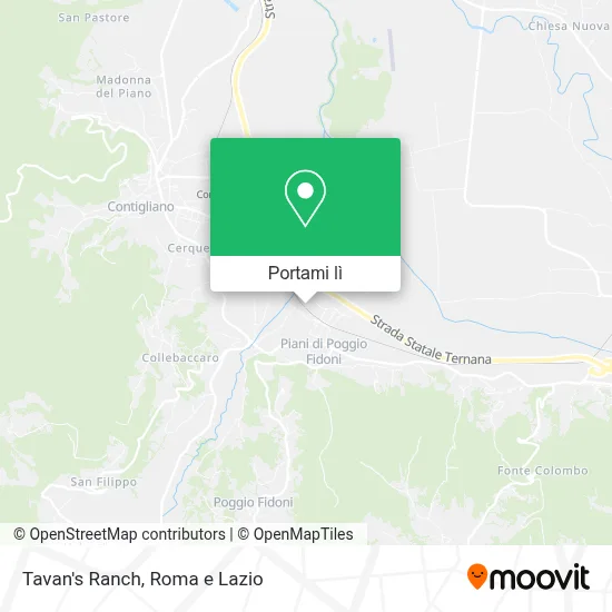 Mappa Tavan's Ranch