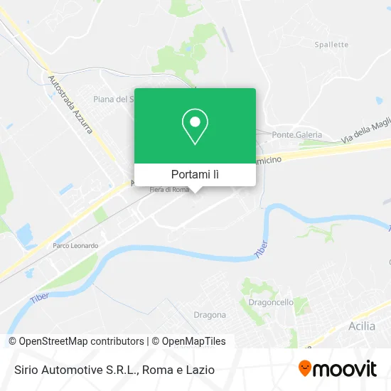 Mappa Sirio Automotive S.R.L.