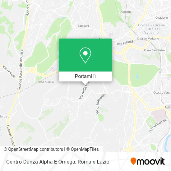 Mappa Centro Danza Alpha E Omega