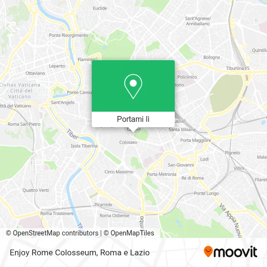 Mappa Enjoy Rome Colosseum