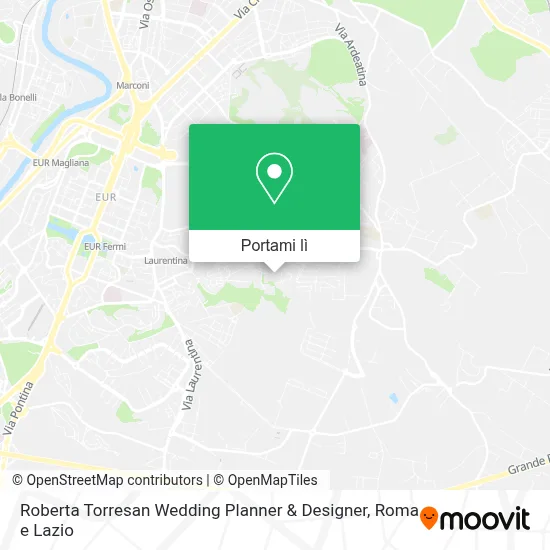 Mappa Roberta Torresan Wedding Planner & Designer