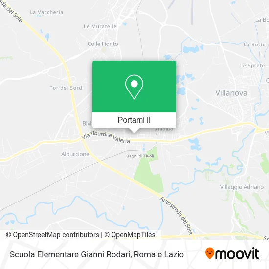 Mappa Scuola Elementare Gianni Rodari