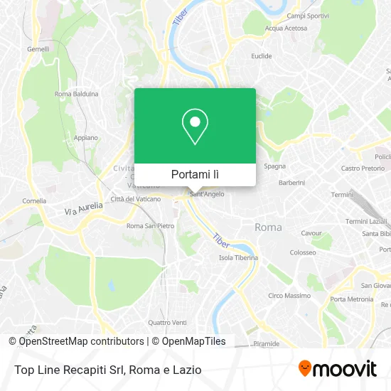 Mappa Top Line Recapiti Srl