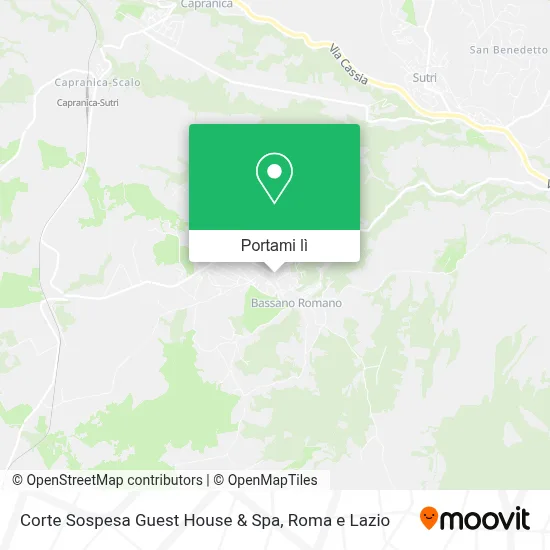 Mappa Corte Sospesa Guest House & Spa