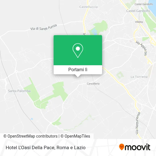 Mappa Hotel L'Oasi Della Pace