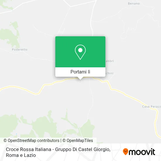 Mappa Croce Rossa Italiana - Gruppo Di Castel Giorgio