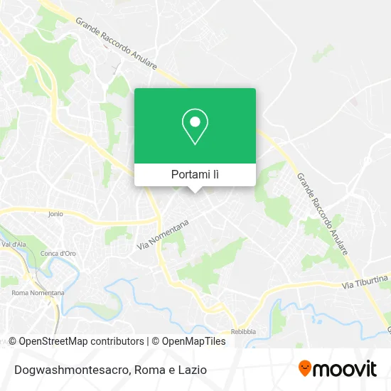 Mappa Dogwashmontesacro