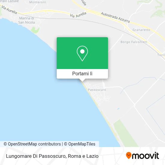 Mappa Lungomare Di Passoscuro