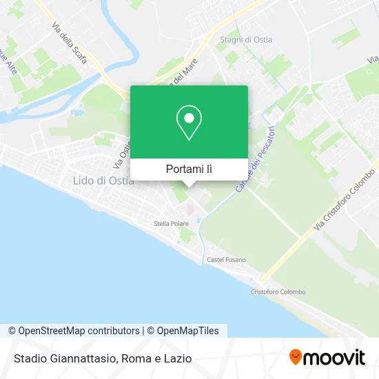 Mappa Stadio Giannattasio