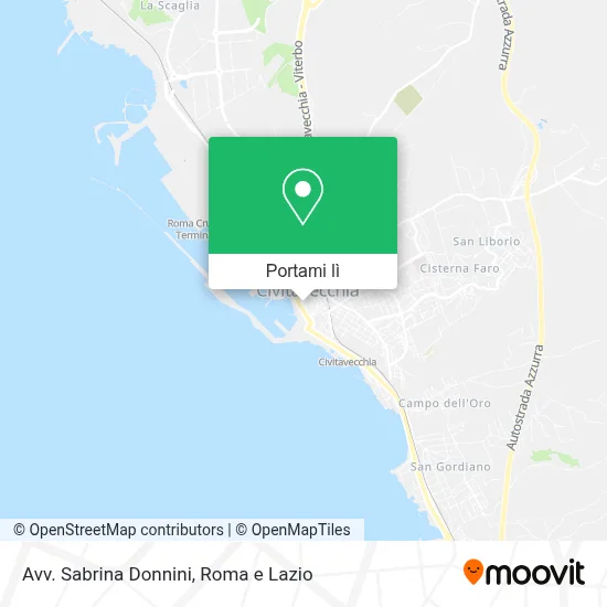 Mappa Avv. Sabrina Donnini