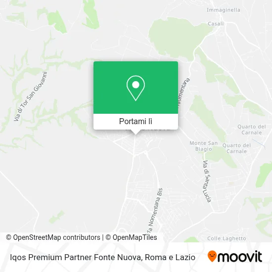 Mappa Iqos Premium Partner Fonte Nuova