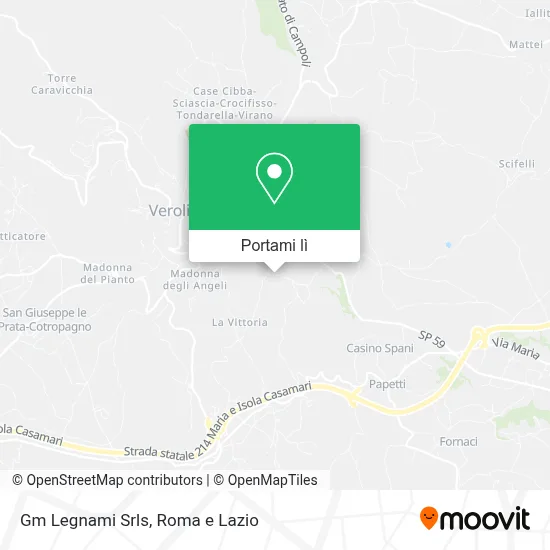 Mappa Gm Legnami Srls