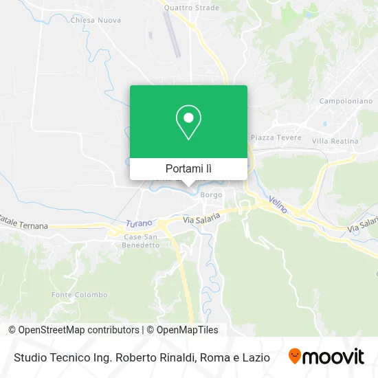 Mappa Studio Tecnico Ing. Roberto Rinaldi