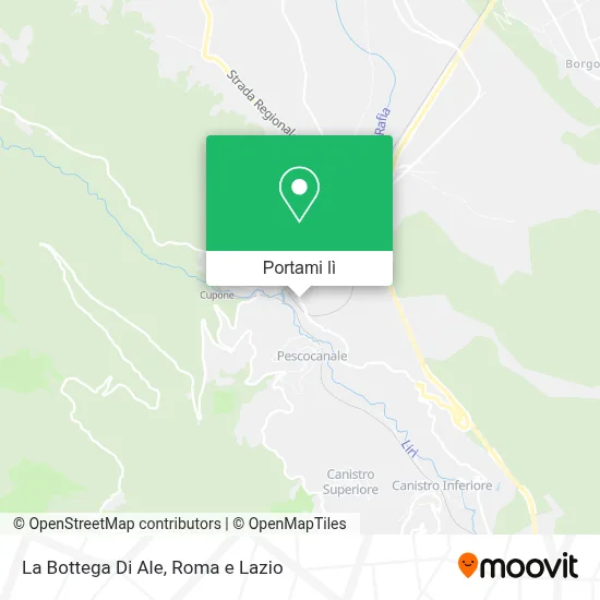 Mappa La Bottega Di Ale